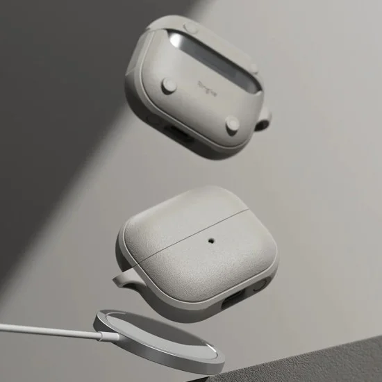 Калъф за Samsung Galaxy Buds 3/3 Pro - Ringke Onyx Magnetic - Warm Grey