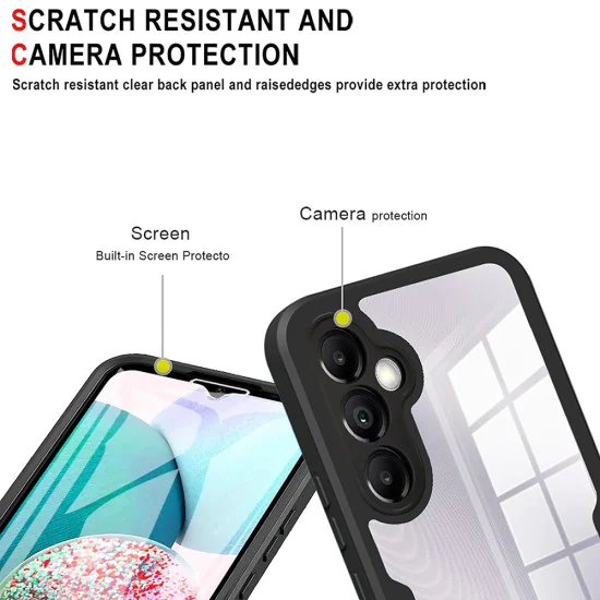 Калъф за Samsung Galaxy Galaxy A14 4G / A14 5G + Протектор - ColorVerse 360 ​​Series - лилав