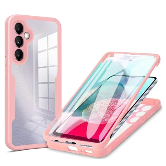 Калъф за Samsung Galaxy Galaxy A14 4G / A14 5G + калъф - ColorVerse 360 ​​Series - розов