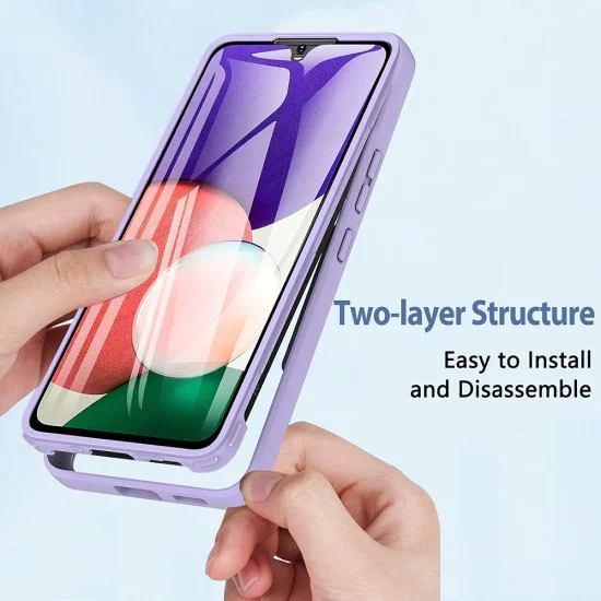 Калъф за Samsung Galaxy Galaxy A36 5G / A56 5G + калъф - ColorVerse 360 ​​Series - черен
