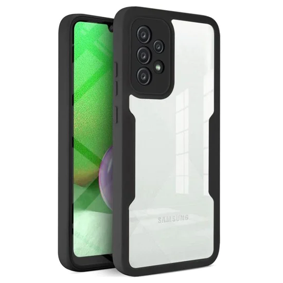 Калъф за Samsung Galaxy Galaxy A52 4G / A52 5G / A52s 5G + калъф - ColorVerse 360 ​​Series - черен