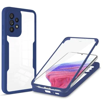 Калъф за Samsung Galaxy Galaxy A53 5G + Протектор - ColorVerse 360 ​​Series - Син