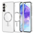 Калъф за Samsung Galaxy Galaxy A55 5G - Luxury Crystal MagSafe - Сребрист