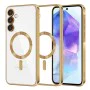 Калъф за Samsung Galaxy Galaxy A55 5G - Luxury Crystal MagSafe - Златен