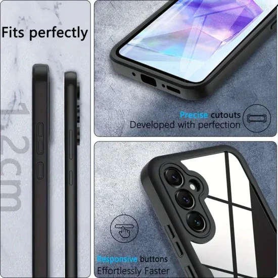 Калъф за Samsung Galaxy A34 5G + Протектор - ColorVerse 360 ​​Series - Син