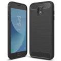 Калъф за Samsung Galaxy Galaxy J5 2017 J530 / Galaxy J5 Pro 2017 - Carbon Silicone - Черен