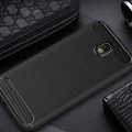 Калъф за Samsung Galaxy Galaxy J5 2017 J530 / Galaxy J5 Pro 2017 - Carbon Silicone - Черен