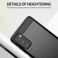 Калъф за Samsung Galaxy Galaxy S20 FE 4G / S20 FE 5G - Carbon Silicone - Черен
