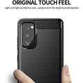 Калъф за Samsung Galaxy Galaxy S20 FE 4G / S20 FE 5G - Carbon Silicone - Черен