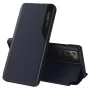 Калъф за Samsung Galaxy Galaxy S20 FE 4G / S20 FE 5G - серия eFold - тъмно син