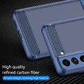 Калъф за Samsung Galaxy Galaxy S20 FE / S20 FE 5G - Carbon Silicone - Син