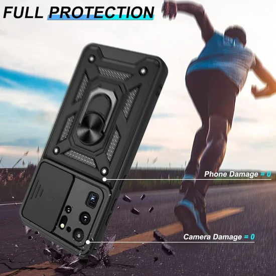 Калъф за Samsung Galaxy Galaxy S20 Ultra 4G / S20 Ultra 5G - CamShield Series - черен