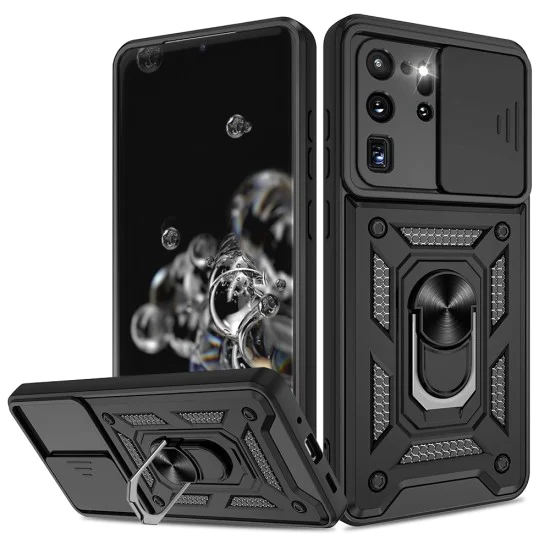Калъф за Samsung Galaxy Galaxy S20 Ultra 4G / S20 Ultra 5G - CamShield Series - черен