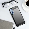 Калъф за Samsung Galaxy Galaxy S21 FE 5G - Carbon Silicone - Черен