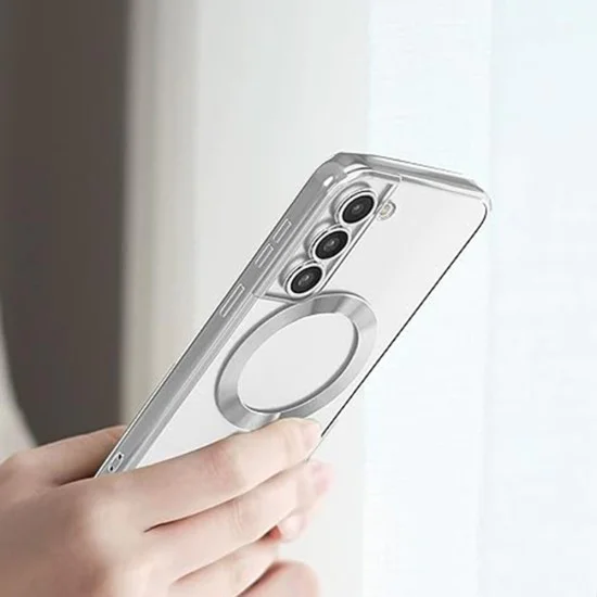 Калъф за Samsung Galaxy Galaxy S21 FE 5G - Luxury Crystal MagSafe - Златен