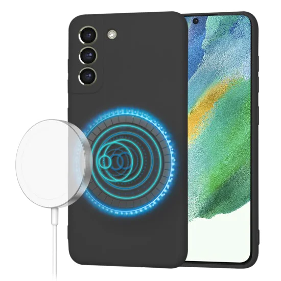 Калъф за Samsung Galaxy Galaxy S21 FE 5G - SoftFlex MagSafe - черен