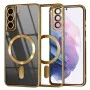 Калъф за Samsung Galaxy Galaxy S21 Plus 5G - Luxury Crystal MagSafe - Златен