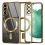 Калъф за Samsung Galaxy Galaxy S22 Plus 5G - Luxury Crystal MagSafe - Златен
