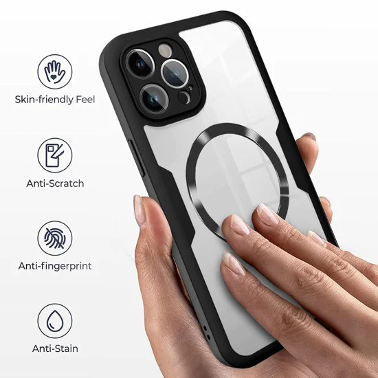 Калъф за Samsung Galaxy Galaxy S22 Ultra 5G + Протектор - ColorVerse 360 ​​MagSafe MagSafe Series - розов