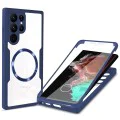 Калъф за Samsung Galaxy Galaxy S22 Ultra 5G + калъф - ColorVerse 360 ​​MagSafe MagSafe Series - син