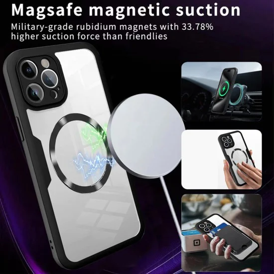 Калъф за Samsung Galaxy Galaxy S22 Ultra 5G + калъф - ColorVerse 360 ​​MagSafe MagSafe Series - син