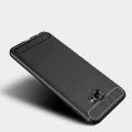 Калъф за Samsung Galaxy J4 Plus - Carbon Silicone - Черен