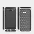 Калъф за Samsung Galaxy J4 Plus - Carbon Silicone - Черен