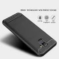 Калъф за Samsung Galaxy J6 2018 - Carbon Silicone - Черен