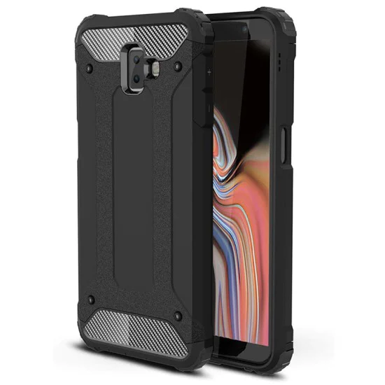 Калъф за Samsung Galaxy J6 Plus - Hybrid Armor - Черен