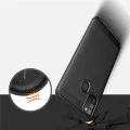 Калъф за Samsung Galaxy M21 / M30S - Carbon Silicone - Черен