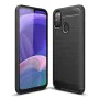 Калъф за Samsung Galaxy M21 / M30S - Carbon Silicone - Черен