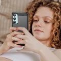 Калъф за Samsung Galaxy M35 - Carbon Silicone - Черен