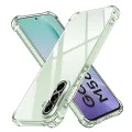 Калъф за Samsung Galaxy M56 - Techsuit - Удароустойчив Clear Silicone - Прозрачен