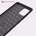 Калъф за Samsung Galaxy Note 10 Lite - Carbon Silicone - Черен