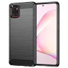 Калъф за Samsung Galaxy Note 10 Lite - Carbon Silicone - Черен