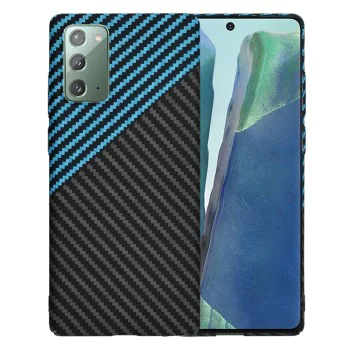 Калъф за Samsung Galaxy Note 20 4G / Note 20 5G - Carbonite FiberShell - Blue Pulse