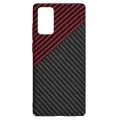 Калъф за Samsung Galaxy Note 20 4G / Note 20 5G - Carbonite FiberShell - Red Vortex