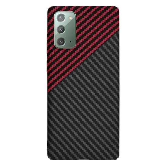 Калъф за Samsung Galaxy Note 20 4G / Note 20 5G - Carbonite FiberShell - Red Vortex