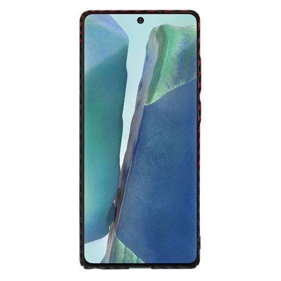 Калъф за Samsung Galaxy Note 20 4G / Note 20 5G - Carbonite FiberShell - Red Vortex