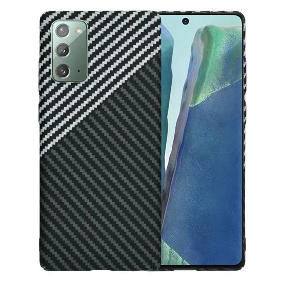 Калъф за Samsung Galaxy Note 20 4G / Note 20 5G - Carbonite FiberShell - Stealth Gray