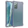 Калъф за Samsung Galaxy Note 20 4G / Note 20 5G - Techsuit - Удароустойчив Clear Silicone - Опушено Черен