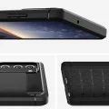 Калъф за Samsung Galaxy Note 20 / Note 20 5G - Carbon Silicone - Черен