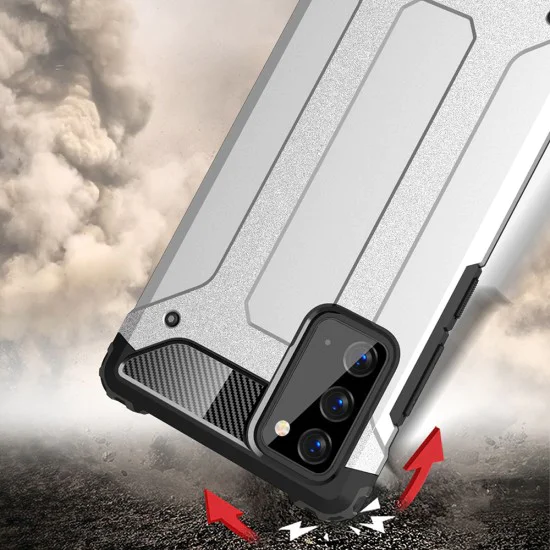 Калъф за Samsung Galaxy Note 20 / Note 20 5G - Hybrid Armor - Черен