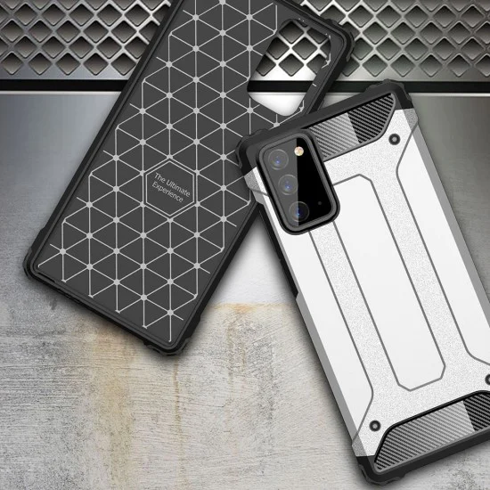 Калъф за Samsung Galaxy Note 20 / Note 20 5G - Hybrid Armor - Черен