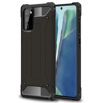 Калъф за Samsung Galaxy Note 20 / Note 20 5G - Hybrid Armor - Черен