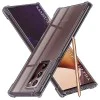Калъф за Samsung Galaxy Note 20 Ultra 4G / Note 20 Ultra 5G - Techsuit - Shockproof Clear Silicone - Опушено Черен