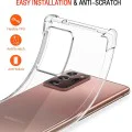 Калъф за Samsung Galaxy Note 20 Ultra 4G / Note 20 Ultra 5G - Удароустойчив Прозрачен Силиконов - Прозрачен