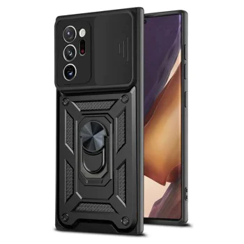 Калъф за Samsung Galaxy Note 20 Ultra / Note 20 Ultra 5G - CamShield Series - Черен
