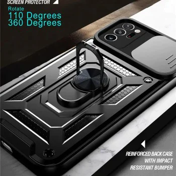 Калъф за Samsung Galaxy Note 20 Ultra / Note 20 Ultra 5G - CamShield Series - Черен