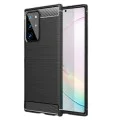 Калъф за Samsung Galaxy Note 20 Ultra / Note 20 Ultra 5G - Carbon Silicone - Черен